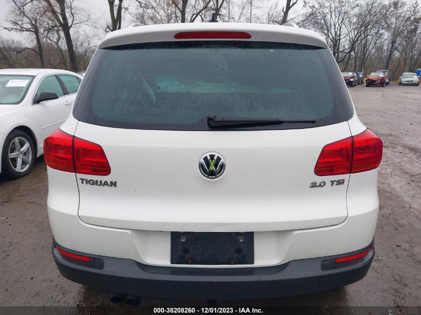 2013 VOLKSWAGEN TIGUAN SE - WVGAV3AX8DW595875