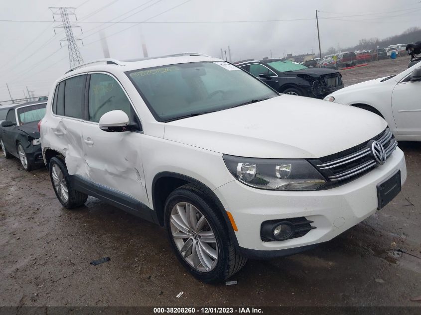 2013 VOLKSWAGEN TIGUAN SE - WVGAV3AX8DW595875