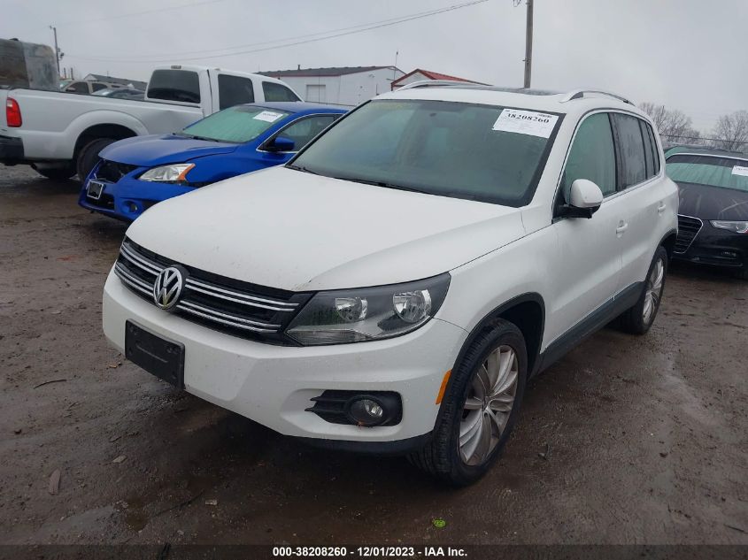 2013 VOLKSWAGEN TIGUAN SE - WVGAV3AX8DW595875