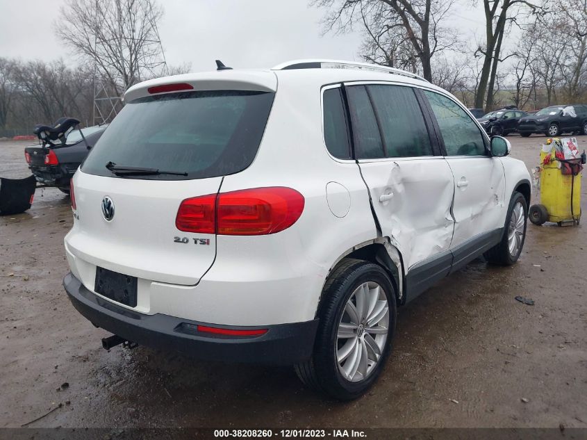 2013 VOLKSWAGEN TIGUAN SE - WVGAV3AX8DW595875