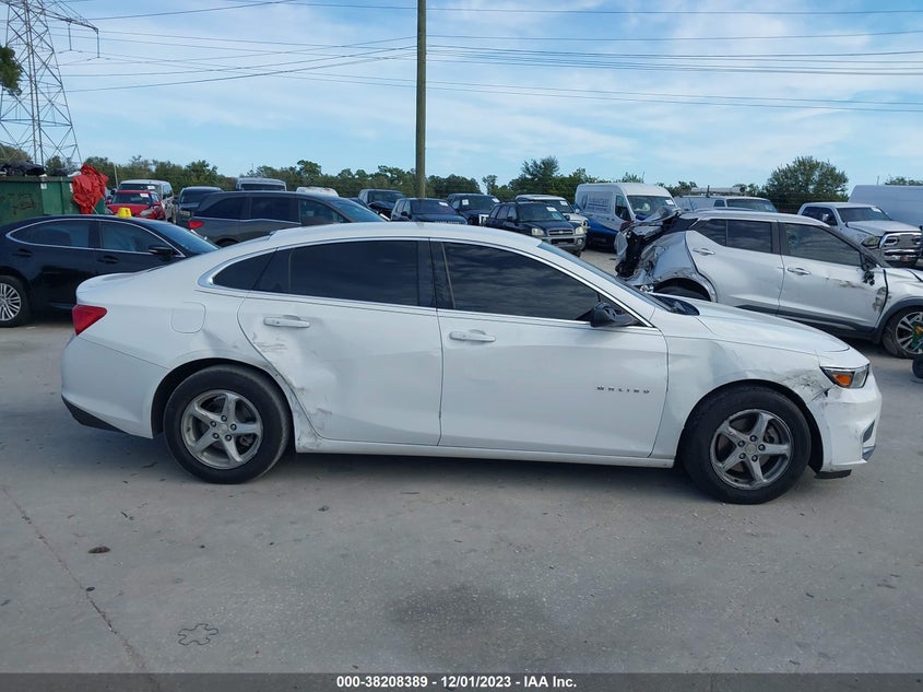 VIN 1G1ZB5ST4JF140923 2018 CHEVROLET MALIBU LS