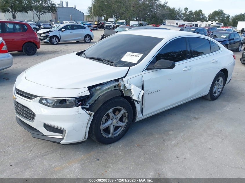 VIN 1G1ZB5ST4JF140923 2018 CHEVROLET MALIBU LS