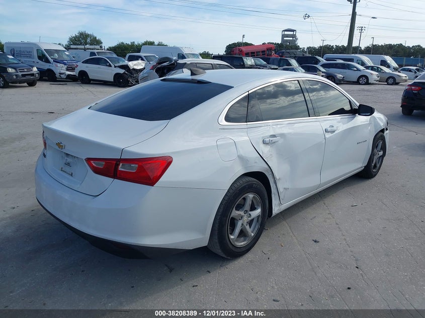 VIN 1G1ZB5ST4JF140923 2018 CHEVROLET MALIBU LS
