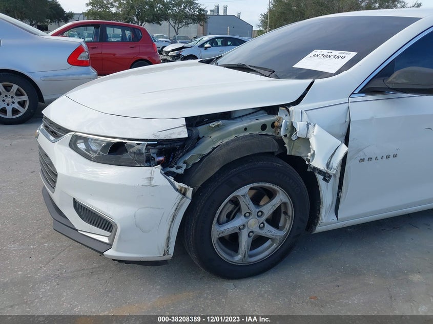 VIN 1G1ZB5ST4JF140923 2018 CHEVROLET MALIBU LS