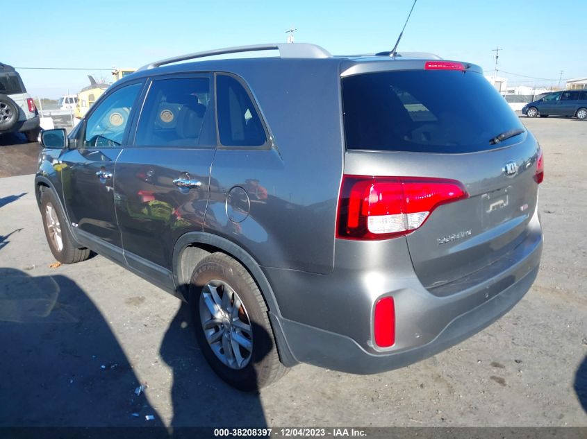 2015 KIA SORENTO LX - 5XYKTCA62FG554230