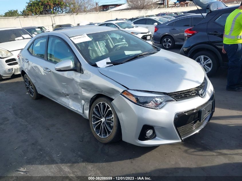 2015 TOYOTA COROLLA S PLUS - 2T1BURHE2FC266796