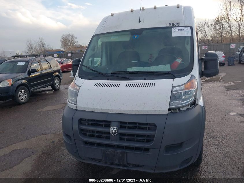 2018 RAM PROMASTER 2500 HIGH ROOF 159" WB 3C6TRVDG8JE107384