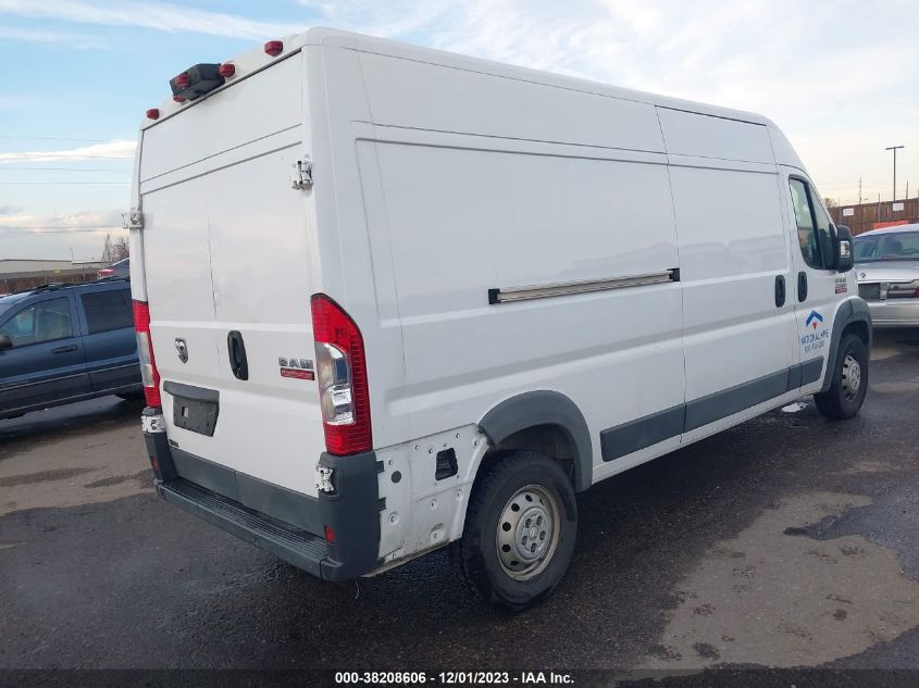 2018 RAM PROMASTER 2500 HIGH ROOF 159" WB 3C6TRVDG8JE107384