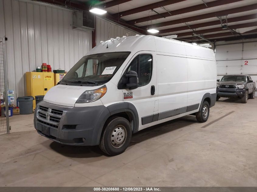 2016 RAM PROMASTER 2500 HIGH ROOF 3C6TRVDG6GE124497