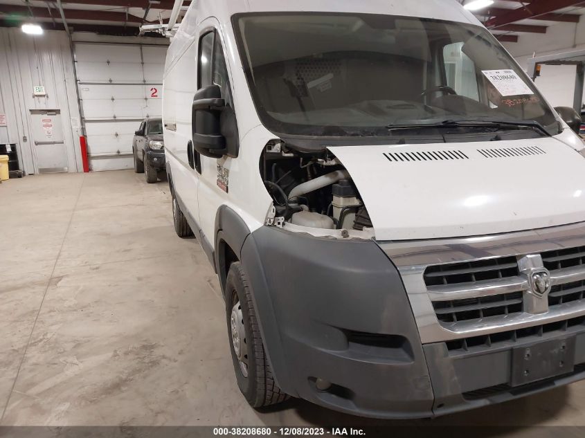 2016 RAM PROMASTER 2500 HIGH ROOF 3C6TRVDG6GE124497