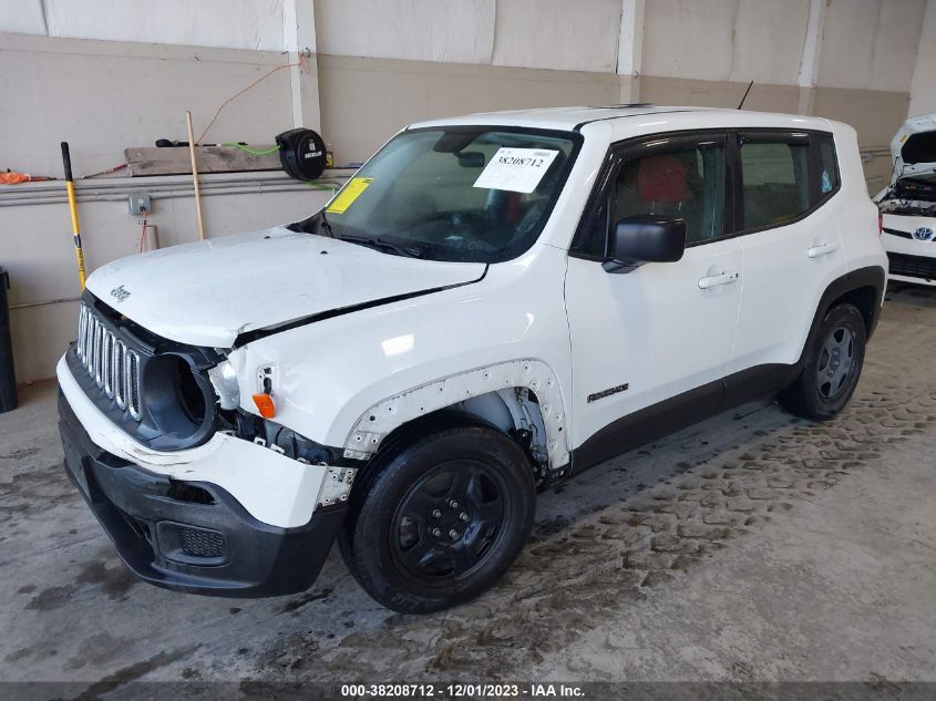 2017 JEEP RENEGADE SPORT FWD - ZACCJAAB0HPE73550