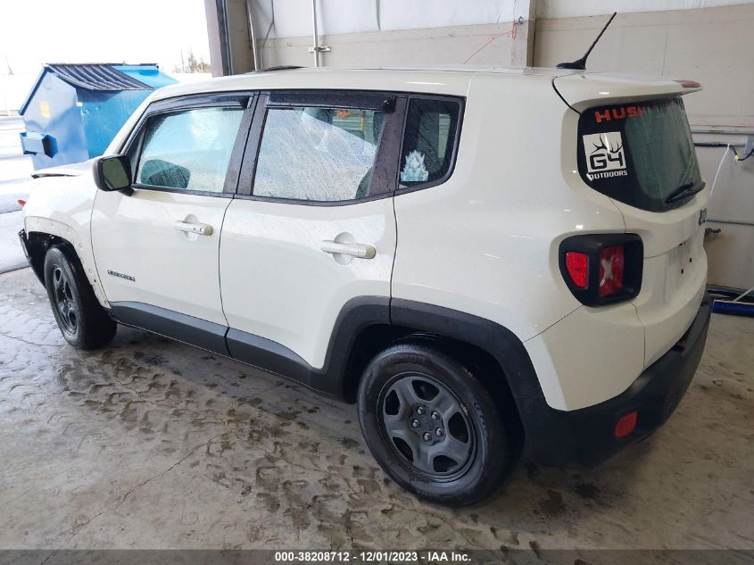 2017 JEEP RENEGADE SPORT FWD - ZACCJAAB0HPE73550