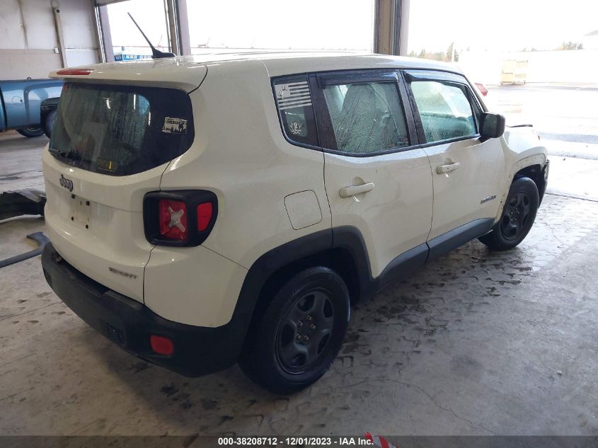 2017 JEEP RENEGADE SPORT FWD - ZACCJAAB0HPE73550