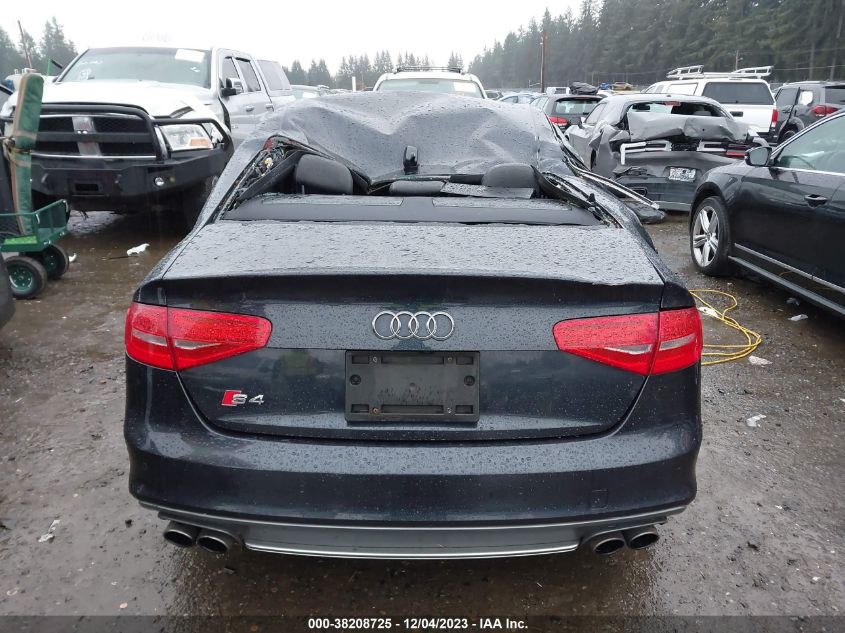 2013 AUDI S4 3.0T PREMIUM PLUS - WAUBGAFL1DA108832