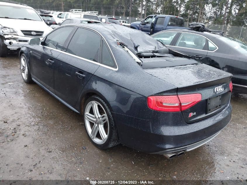 2013 AUDI S4 3.0T PREMIUM PLUS - WAUBGAFL1DA108832