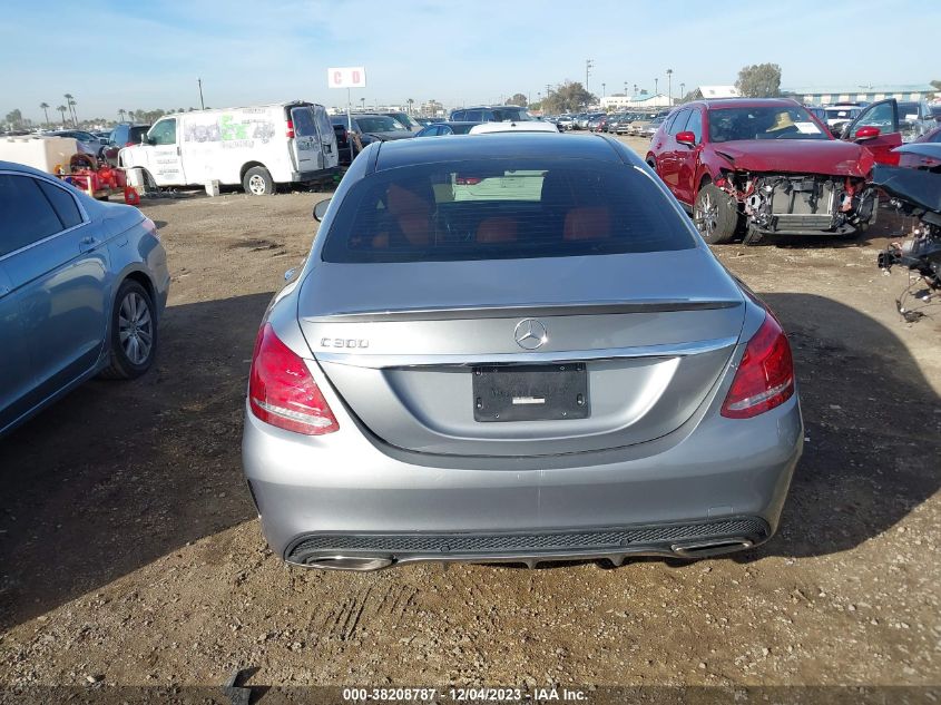 2015 MERCEDES-BENZ C 300 LUXURY/SPORT - 55SWF4JB0FU046050
