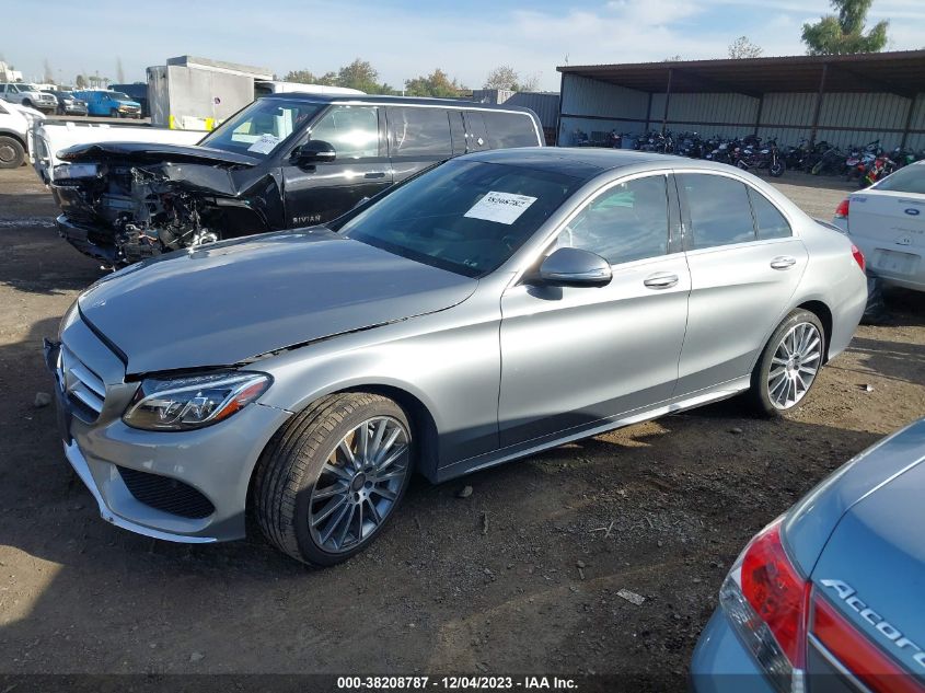2015 MERCEDES-BENZ C 300 LUXURY/SPORT - 55SWF4JB0FU046050