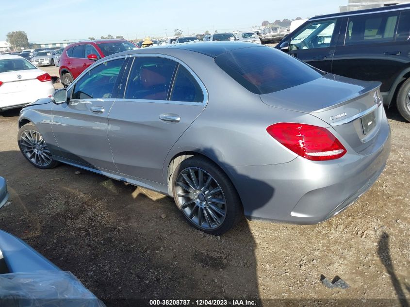 2015 MERCEDES-BENZ C 300 LUXURY/SPORT - 55SWF4JB0FU046050