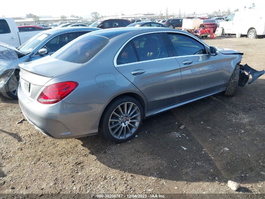 2015 MERCEDES-BENZ C 300 LUXURY/SPORT - 55SWF4JB0FU046050