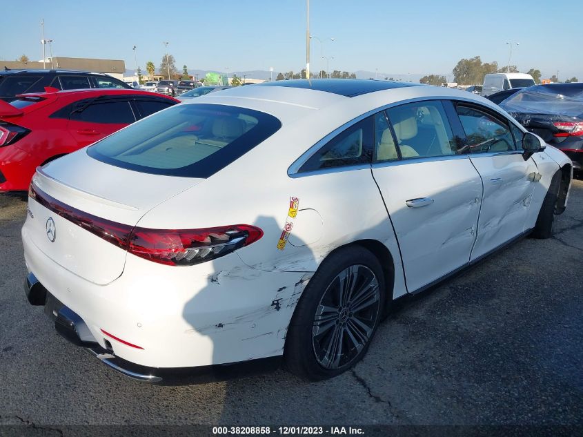 2022 MERCEDES-BENZ EQS 450 W1KCG2DB6NA003234
