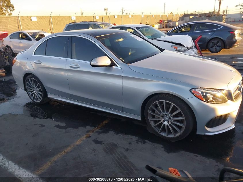 2015 MERCEDES-BENZ C 300 LUXURY/SPORT - 55SWF4JB5FU070862
