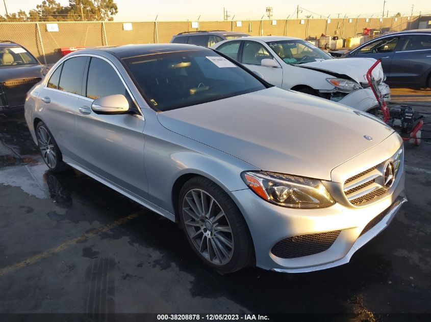 2015 MERCEDES-BENZ C 300 LUXURY/SPORT - 55SWF4JB5FU070862