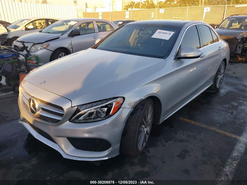2015 MERCEDES-BENZ C 300 LUXURY/SPORT - 55SWF4JB5FU070862