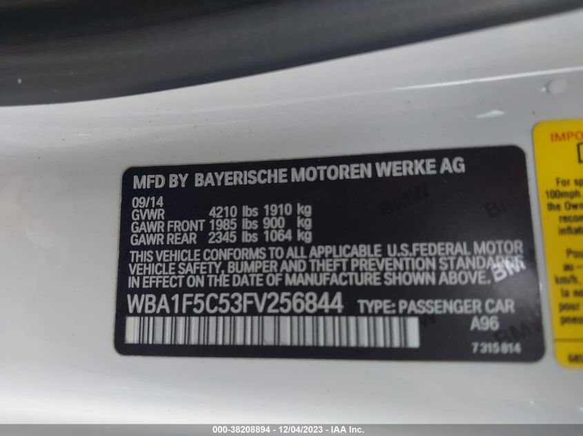 2015 BMW 228I - WBA1F5C53FV256844