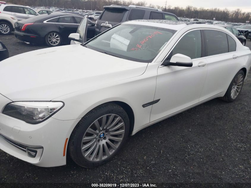 2013 BMW 7 SERIES 740LI XDRIVE WBAYF4C50DDE23837
