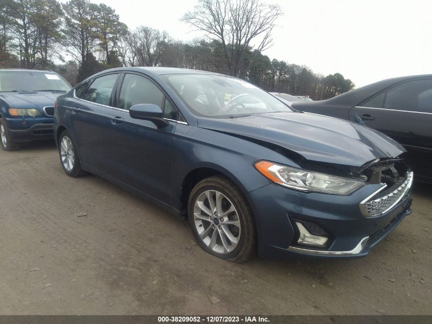 2019 FORD FUSION SE - 3FA6P0H74KR122327