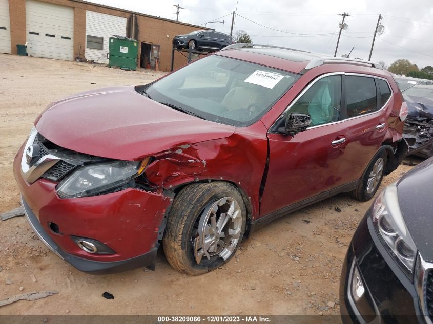 2016 NISSAN ROGUE S/SL/SV - 5N1AT2MT3GC919331