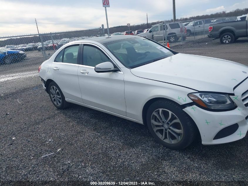 2017 MERCEDES-BENZ C 300 4MATIC - 55SWF4KB3HU186661