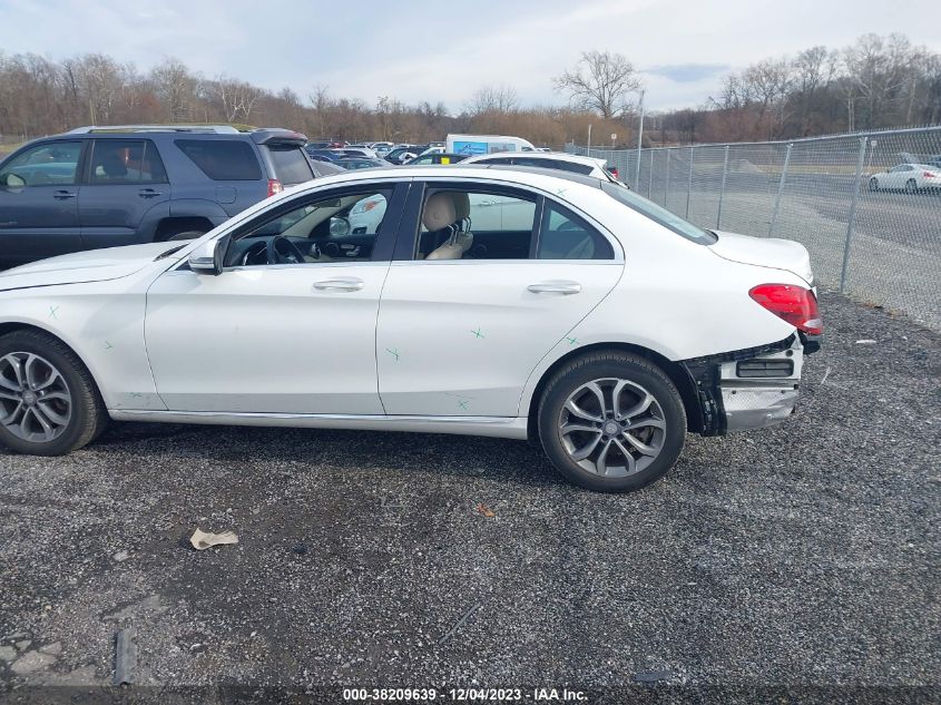 2017 MERCEDES-BENZ C 300 4MATIC - 55SWF4KB3HU186661