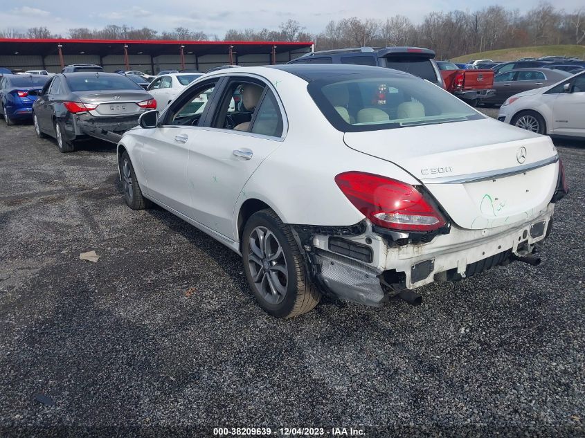 2017 MERCEDES-BENZ C 300 4MATIC - 55SWF4KB3HU186661