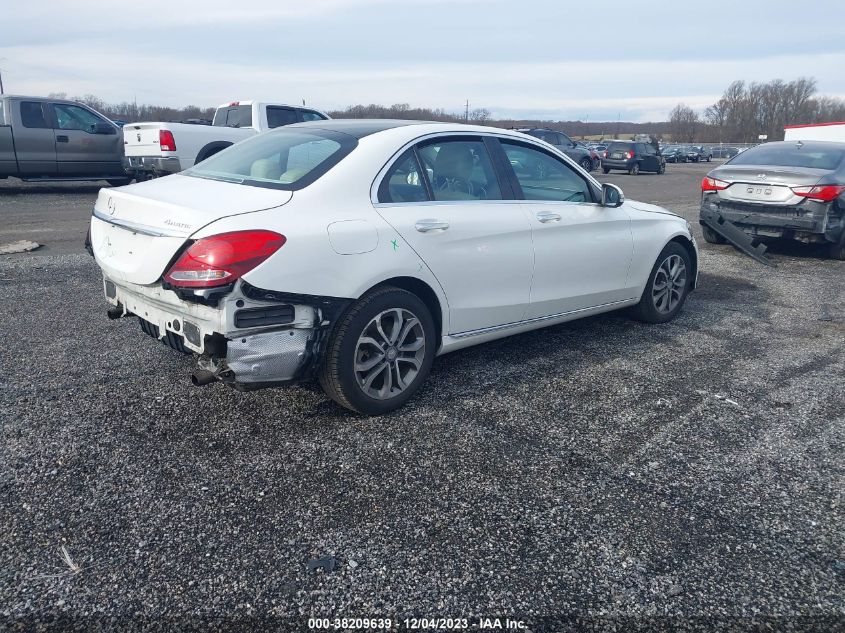 2017 MERCEDES-BENZ C 300 4MATIC - 55SWF4KB3HU186661
