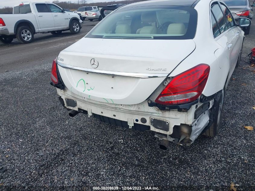 2017 MERCEDES-BENZ C 300 4MATIC - 55SWF4KB3HU186661