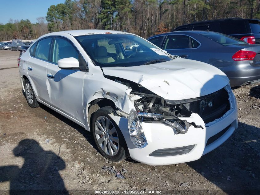 2015 NISSAN SENTRA S - 3N1AB7AP1FY372368