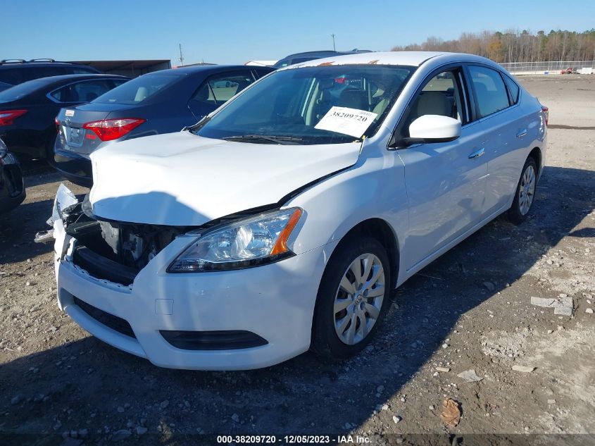 2015 NISSAN SENTRA S - 3N1AB7AP1FY372368