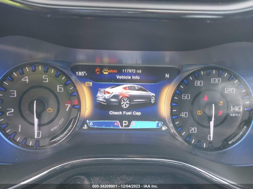2015 CHRYSLER 200 S - 1C3CCCBG9FN673109
