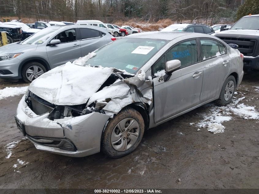 2015 HONDA CIVIC LX - 19XFB2F53FE217450