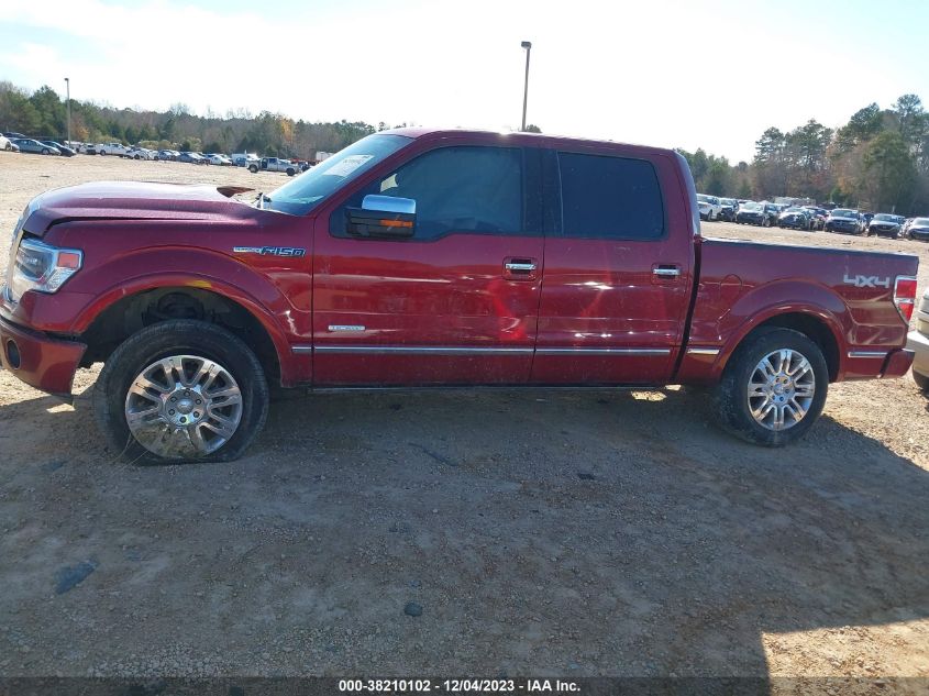 2013 FORD F-150 PLATINUM - 1FTFW1ET8DFA71452