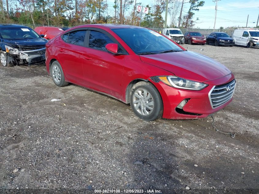 2017 HYUNDAI ELANTRA SE - KMHD74LF3HU103837