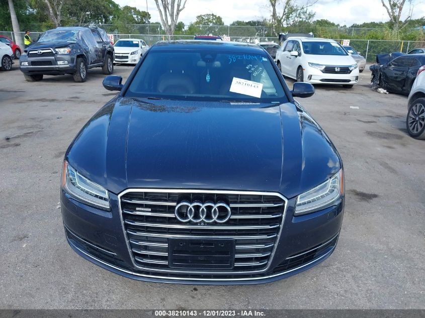 2015 AUDI A8 3.0T WAUJGAFDXFN035329