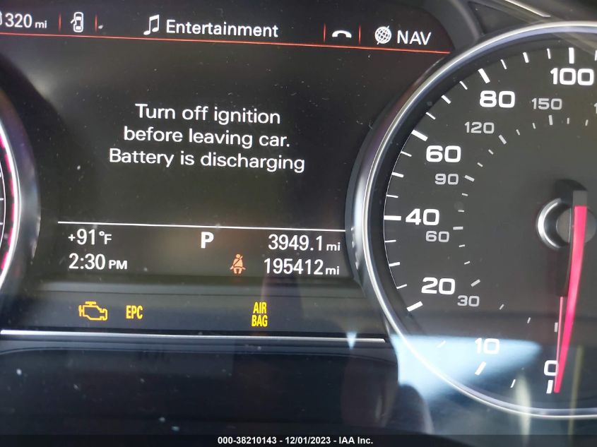 2015 AUDI A8 3.0T WAUJGAFDXFN035329