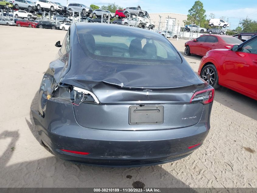 5YJ3E1EB8NF307181 | 2022 TESLA MODEL 3