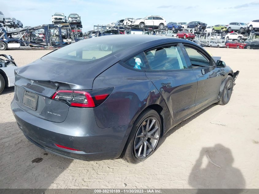 5YJ3E1EB8NF307181 | 2022 TESLA MODEL 3