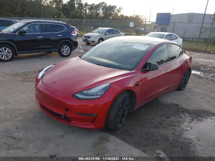 2018 TESLA MODEL 3 LONG RANGE/PERFORMANCE - 5YJ3E1EB6JF083600