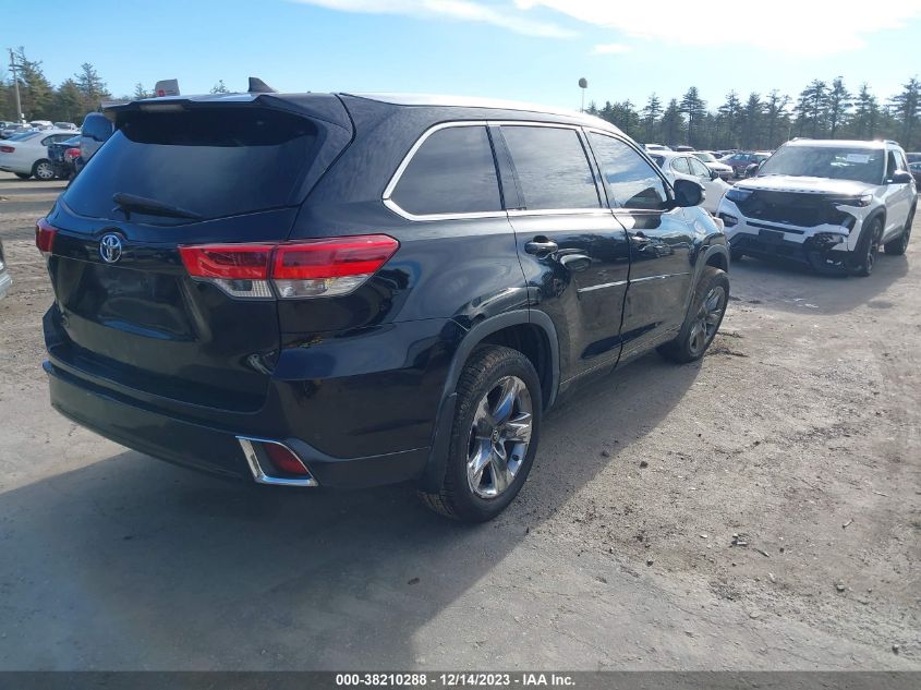 2017 TOYOTA HIGHLANDER LIMITED/LTD PLATINUM - 5TDDZRFH6HS386229