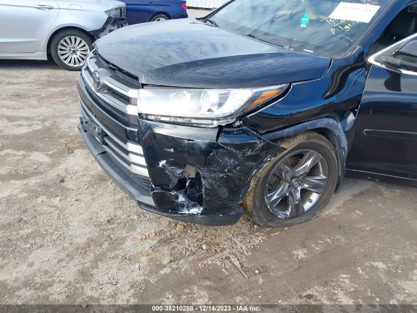 2017 TOYOTA HIGHLANDER LIMITED/LTD PLATINUM - 5TDDZRFH6HS386229