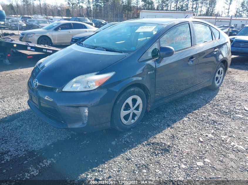 2014 TOYOTA PRIUS TWO - JTDKN3DU5E0381747